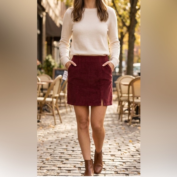 bp Dresses & Skirts - BP Brown Corduroy Pencil Skirt